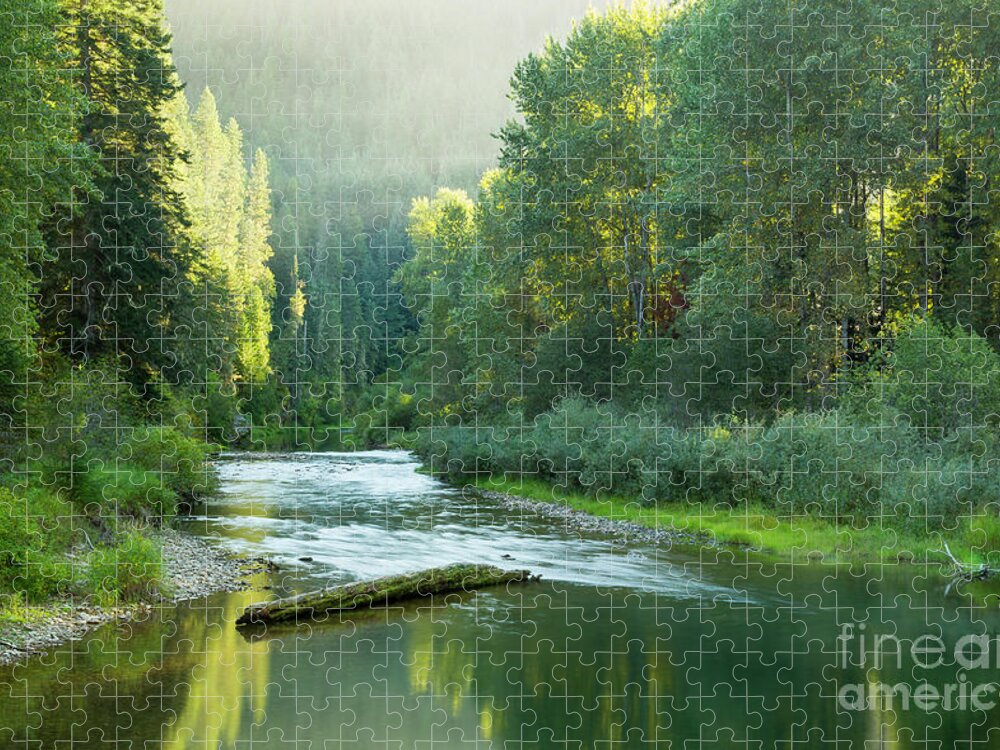  Jigsaw Puzzle featuring the photograph North Fork Atmosphere by Idaho Scenic Images Linda Lantzy