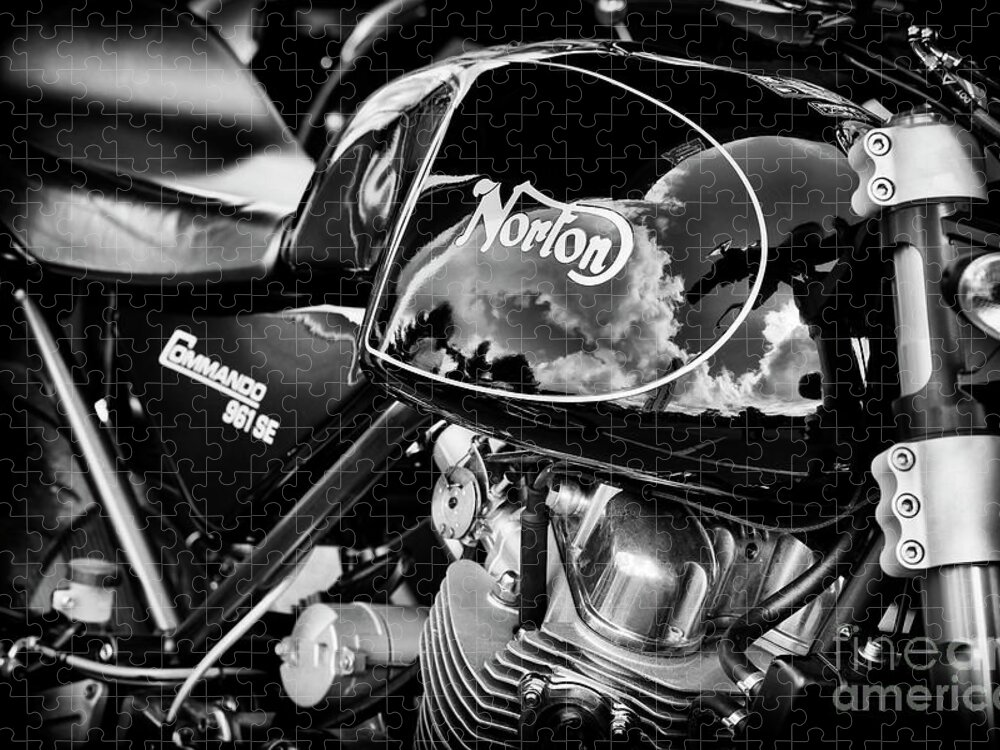 Norton Jigsaw Puzzle featuring the photograph Norton Commando 961 SE by Tim Gainey