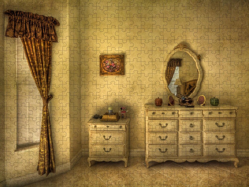 Room Jigsaw Puzzle featuring the photograph Nostalgic Harmonies by Evelina Kremsdorf
