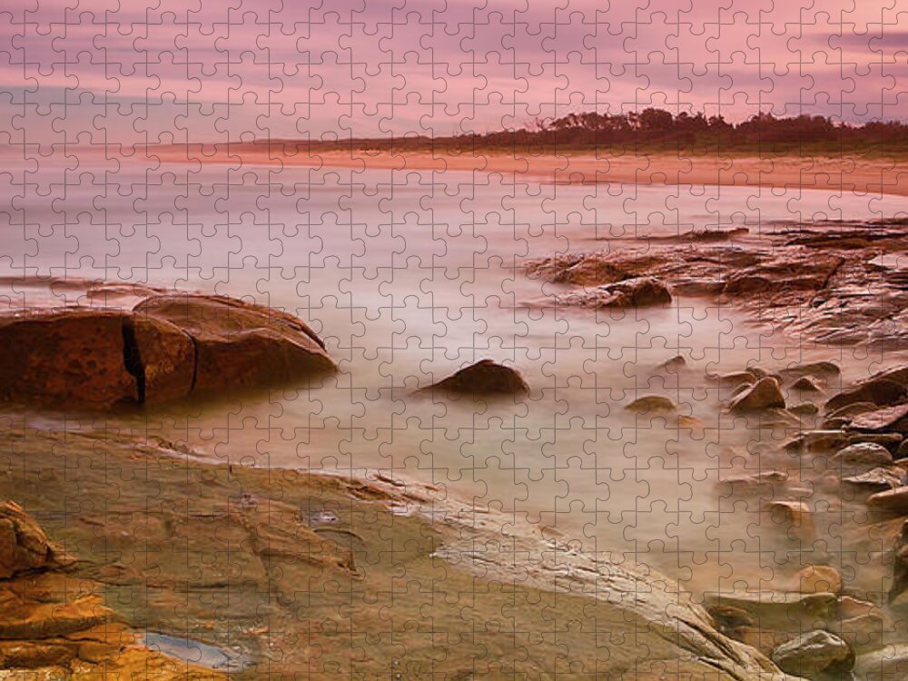 Seascape Photography Jigsaw Puzzle featuring the photograph Ocean beauty 801 by Kevin Chippindall
