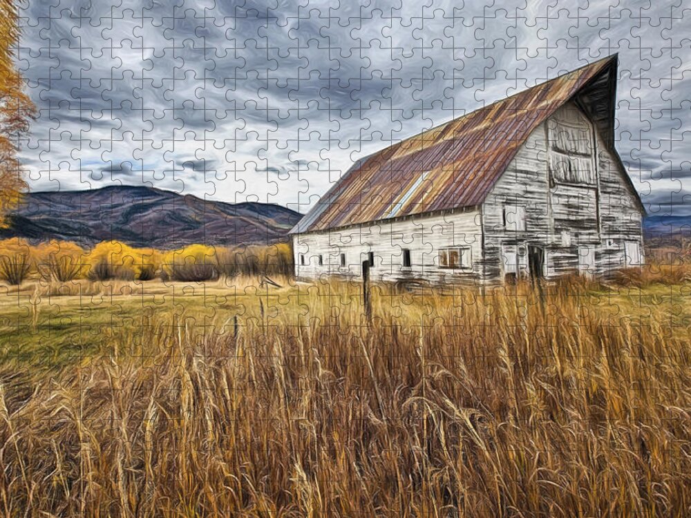 Old Log Barn Photograph by Rick Davis - Pixels