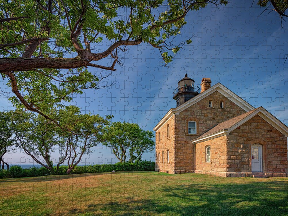 Old Field Point Lighthouse Jigsaw Puzzle featuring the photograph Old Field Point by Rick Berk
