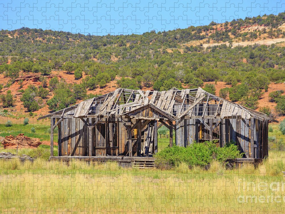 Old Gunsmoke TV Show Western Set Kanab Utah Jigsaw Puzzle