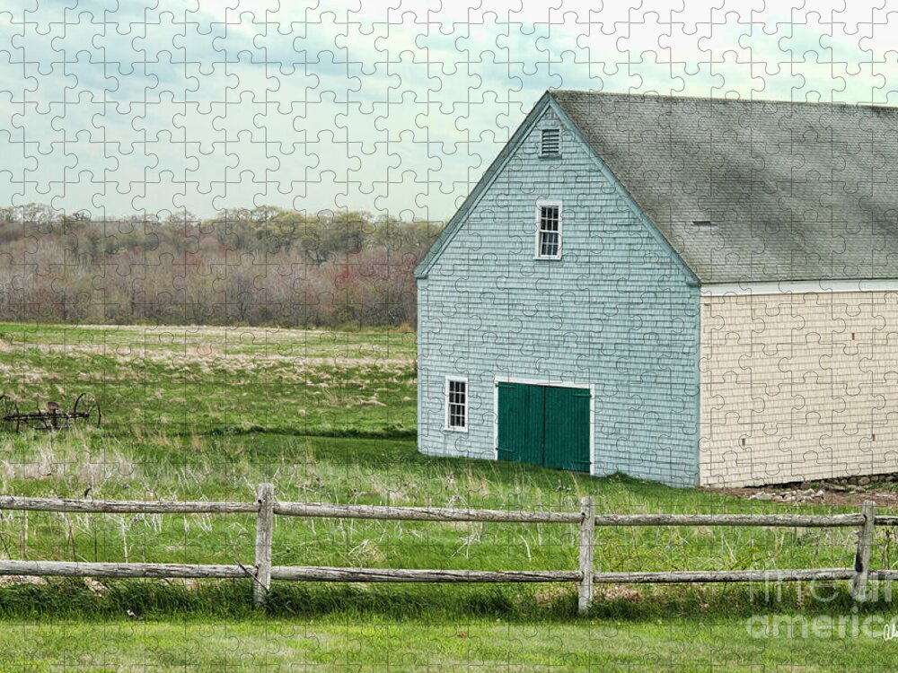 Farm Jigsaw Puzzle featuring the photograph Old Maine Farm by Alana Ranney