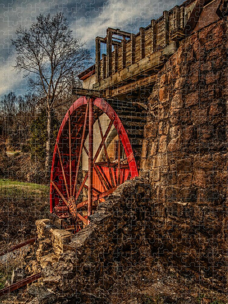 Old Mill Of Guilford Jigsaw Puzzle featuring the photograph Old Mill of Guilford II by Pam DeCamp