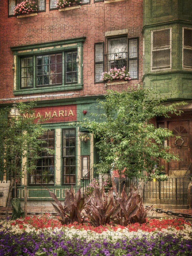 North Square Jigsaw Puzzle featuring the photograph Old North End - North Square - Boston by Joann Vitali