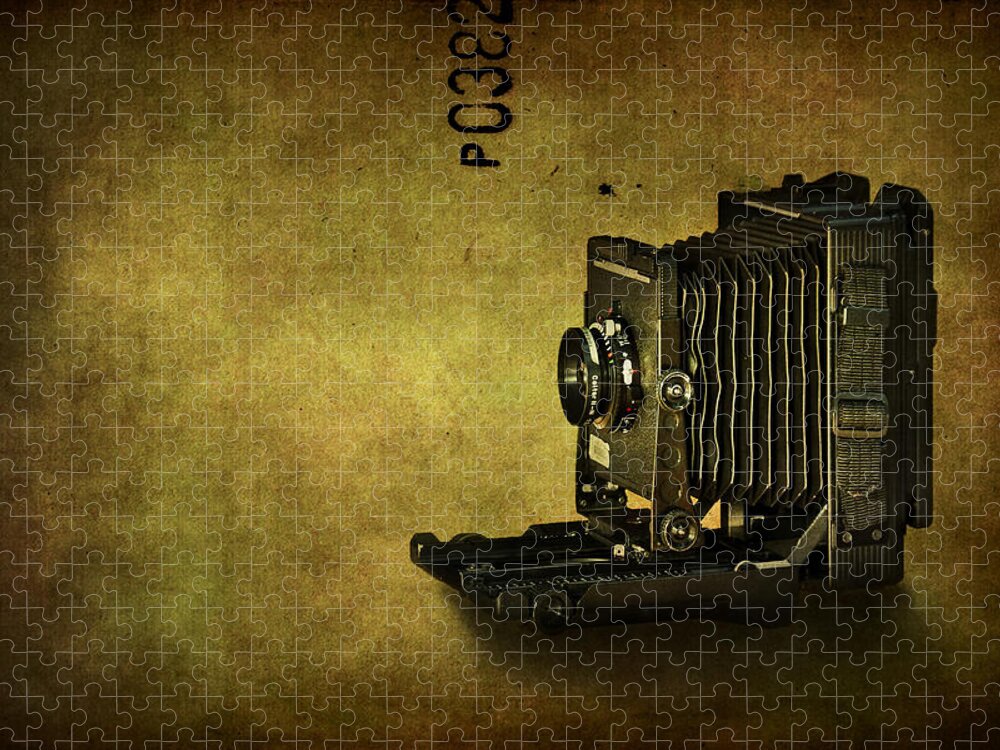 Camera Jigsaw Puzzle featuring the photograph Old School by Evelina Kremsdorf