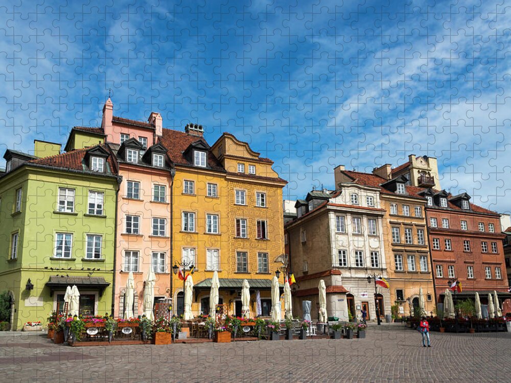 Old Town Jigsaw Puzzle featuring the photograph Old Town Warsaw by Chevy Fleet