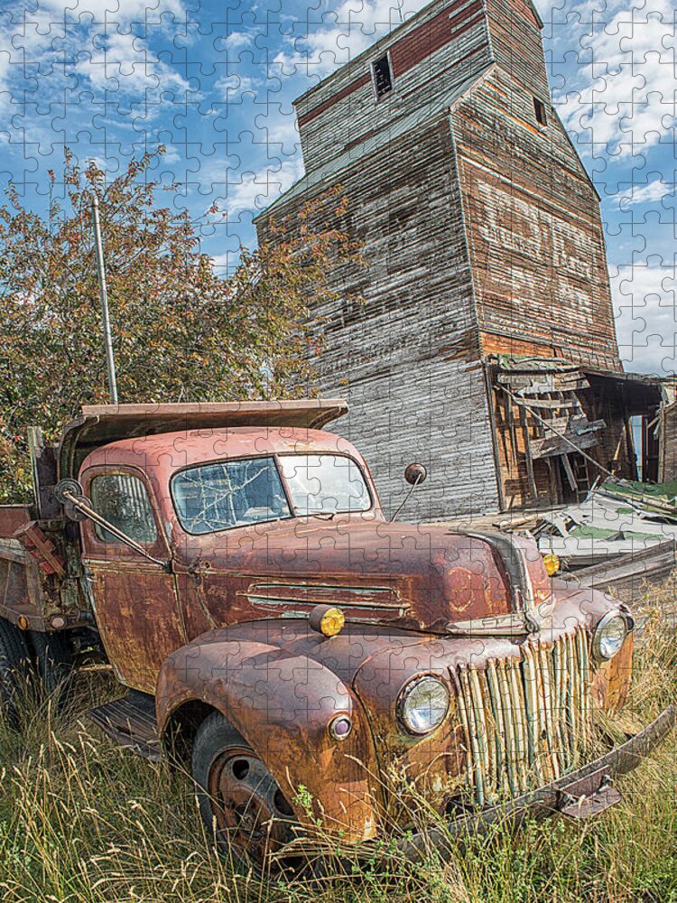 Ford Jigsaw Puzzle featuring the photograph Old Truck by Craig Leaper