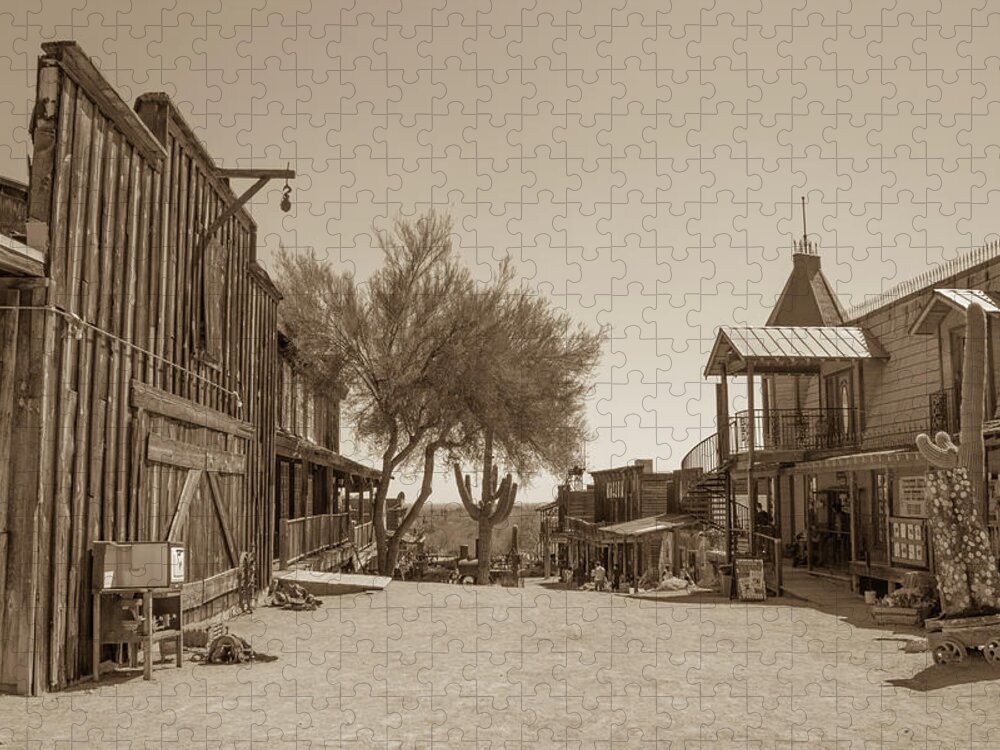 Western Jigsaw Puzzle featuring the photograph Old West 4 by Darrell Foster