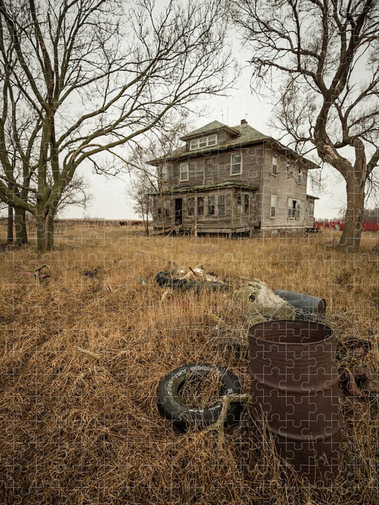 Abandoned Jigsaw Puzzle featuring the photograph One man's trash... by Aaron J Groen