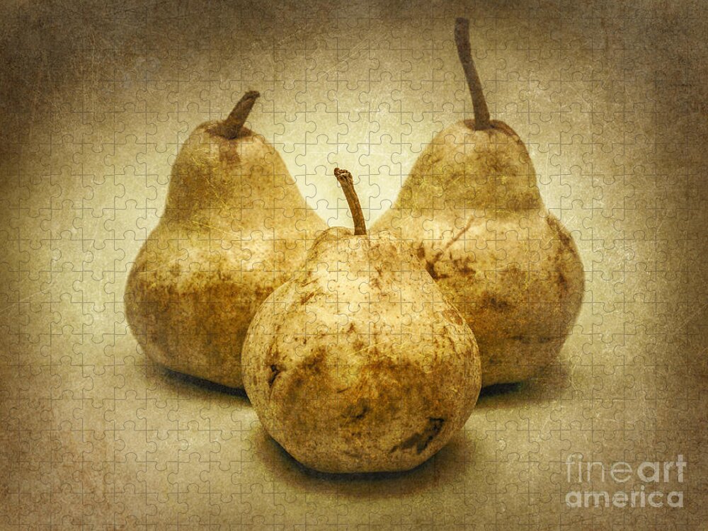 Pear Jigsaw Puzzle featuring the photograph One Pair Too Many by Jorgo Photography