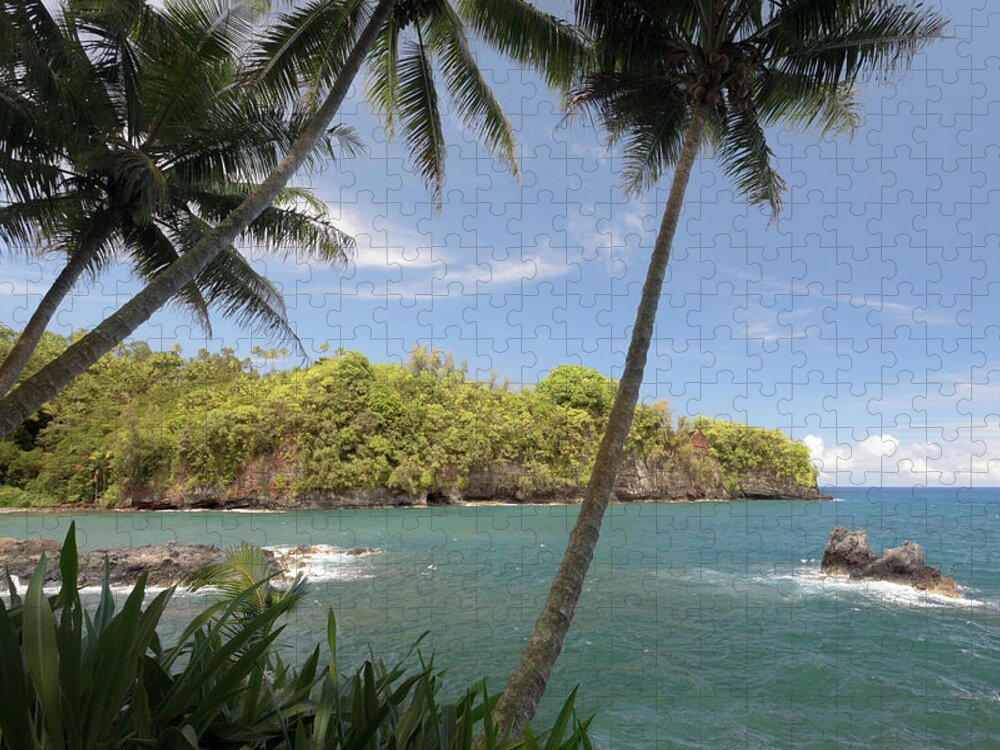 Onomea Bay Jigsaw Puzzle featuring the photograph Onomea Bay by Susan Rissi Tregoning
