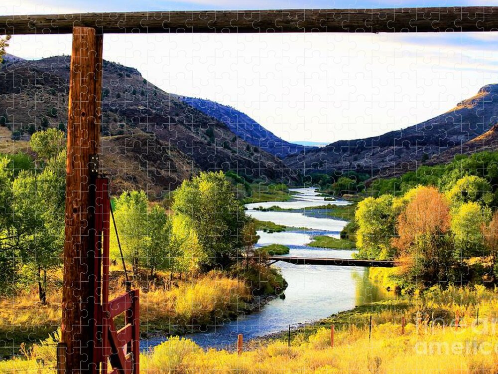 Landscape Jigsaw Puzzle featuring the photograph Open, come in, enjoy by Merle Grenz