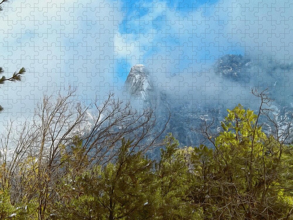 Glenn Mccarthy Jigsaw Puzzle featuring the photograph Out Of The Mist by Glenn McCarthy Art and Photography