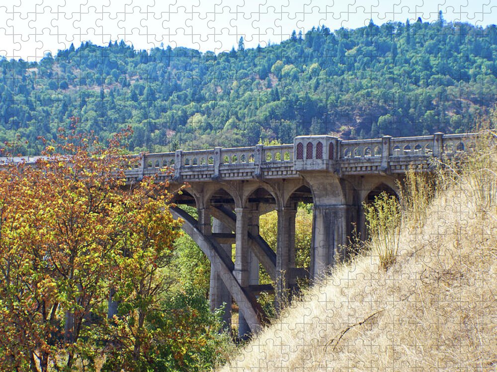 Adria Trail Jigsaw Puzzle featuring the photograph Overpass Underpinnings by Adria Trail