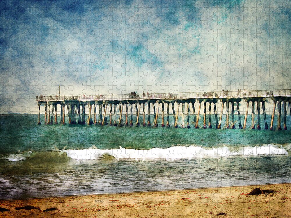 Pier Jigsaw Puzzle featuring the photograph Pacific Ocean Pier by Phil Perkins