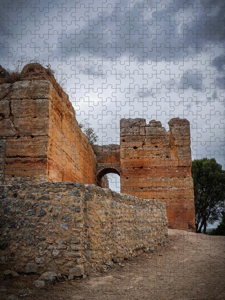 Algarve Jigsaw Puzzle featuring the photograph Paderne Castle by Carlos Caetano