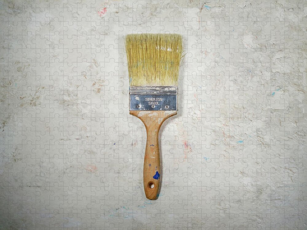 Paint Brush Jigsaw Puzzle featuring the photograph Paint Brush by Scott Norris