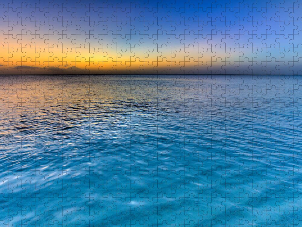 Pastel Ocean Jigsaw Puzzle featuring the photograph Pastel Ocean by Chad Dutson