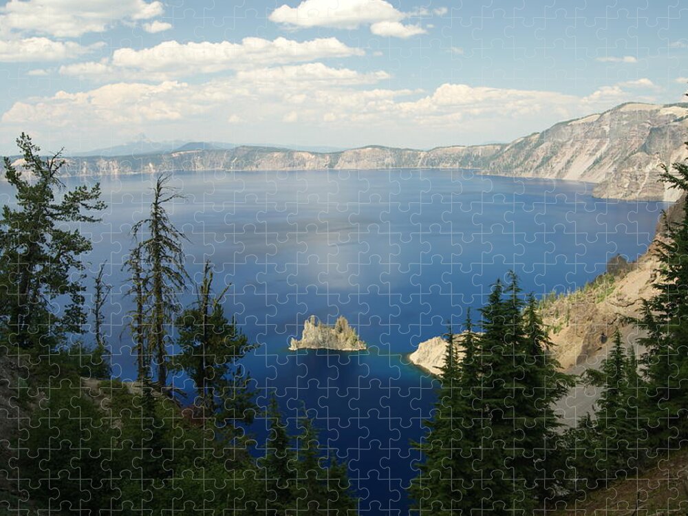 Phantom Ship Jigsaw Puzzle featuring the photograph Phantom Ship by Beth Collins