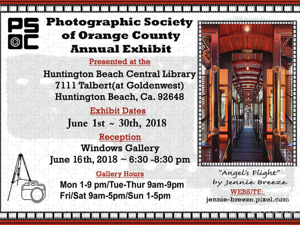 Psoc Jigsaw Puzzle featuring the photograph Photography Society of Orange County by Jennie Breeze