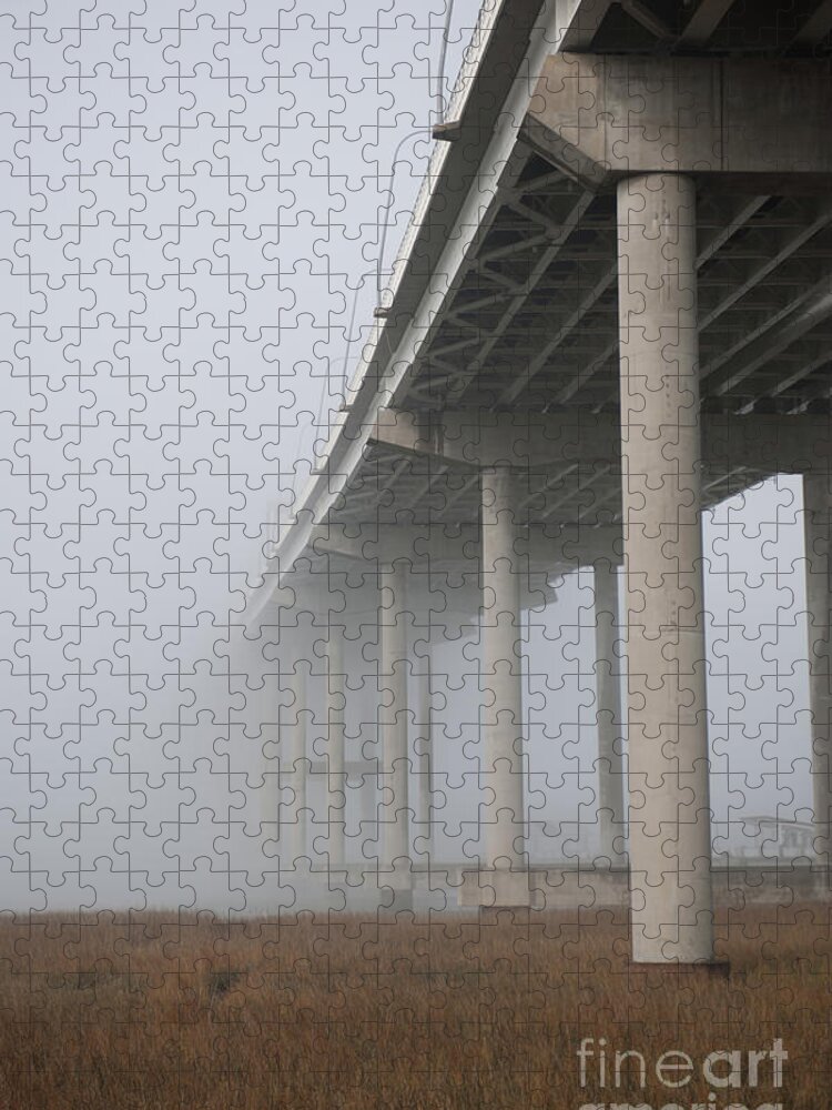 Fog Jigsaw Puzzle featuring the photograph Pillar of Fog by Dale Powell