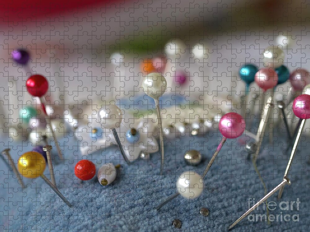 Pins Jigsaw Puzzle featuring the photograph Pins and Needles by Gillian Singleton