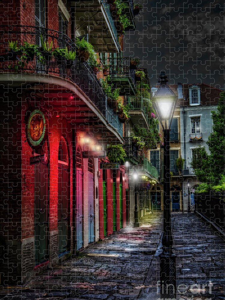 Nola Jigsaw Puzzle featuring the photograph Pirate's Alley by Jarrod Erbe