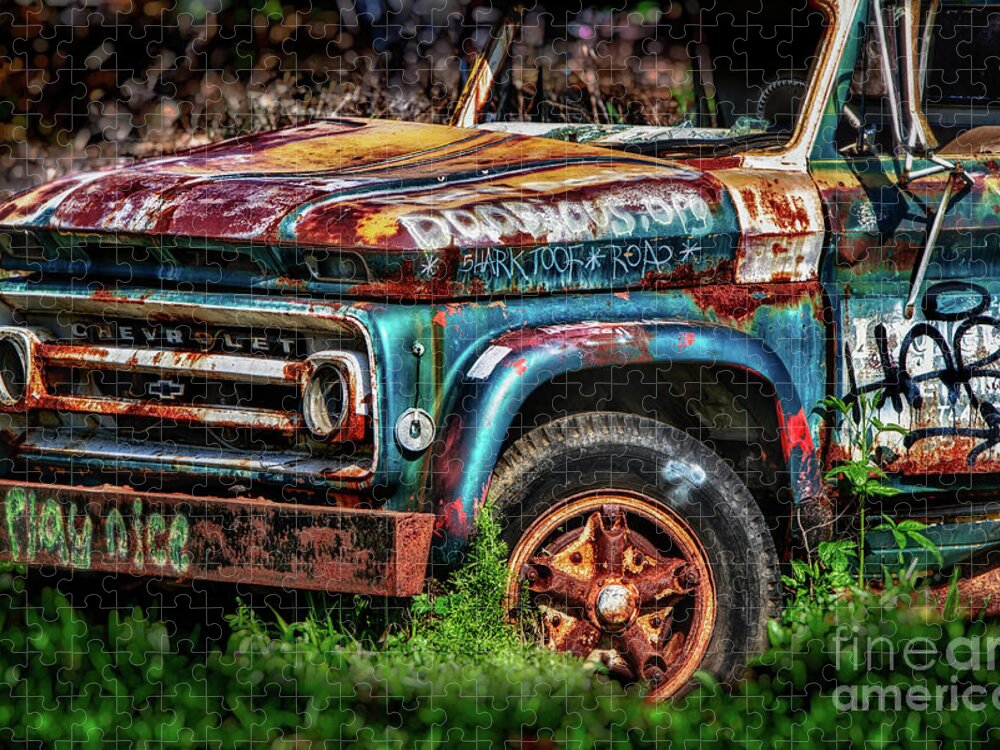 Chevrolet Jigsaw Puzzle featuring the photograph Play Nice by Doug Sturgess