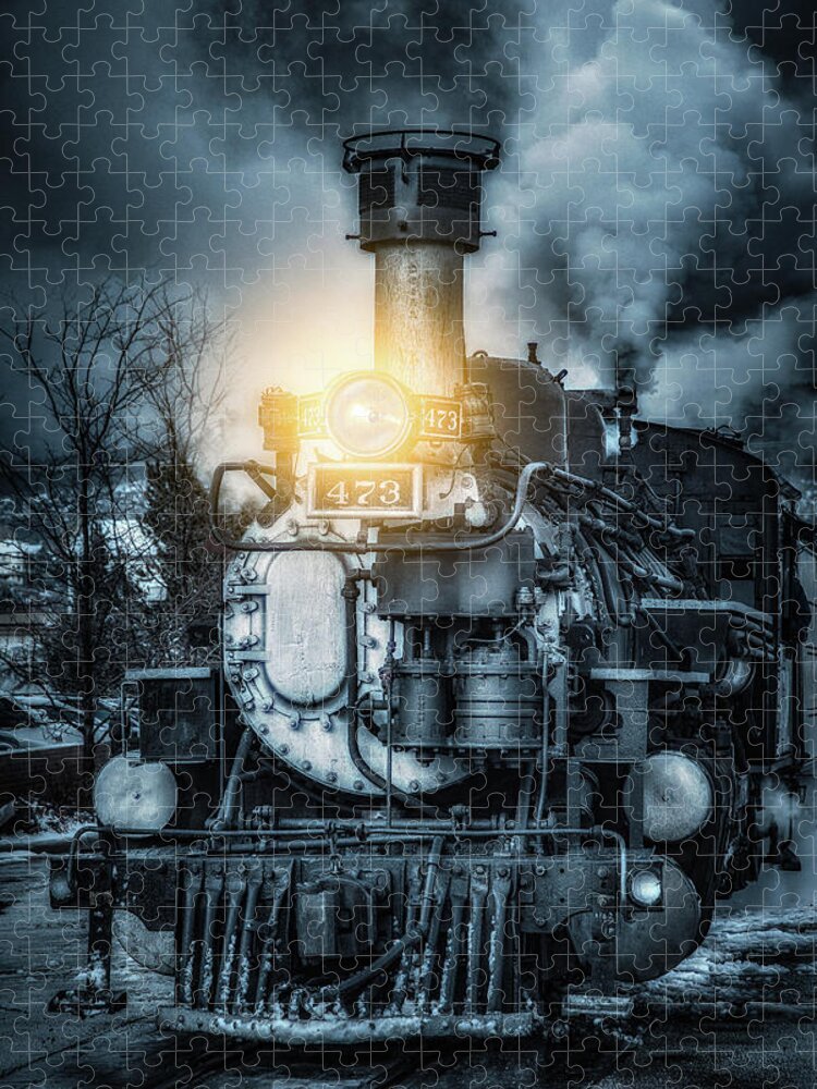 Trains Jigsaw Puzzle featuring the photograph Polar Express by Darren White