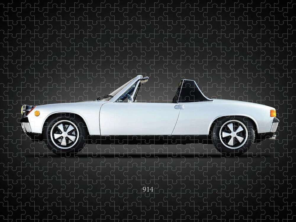 Porsche 914 Jigsaw Puzzle featuring the photograph The Classic 914 by Mark Rogan
