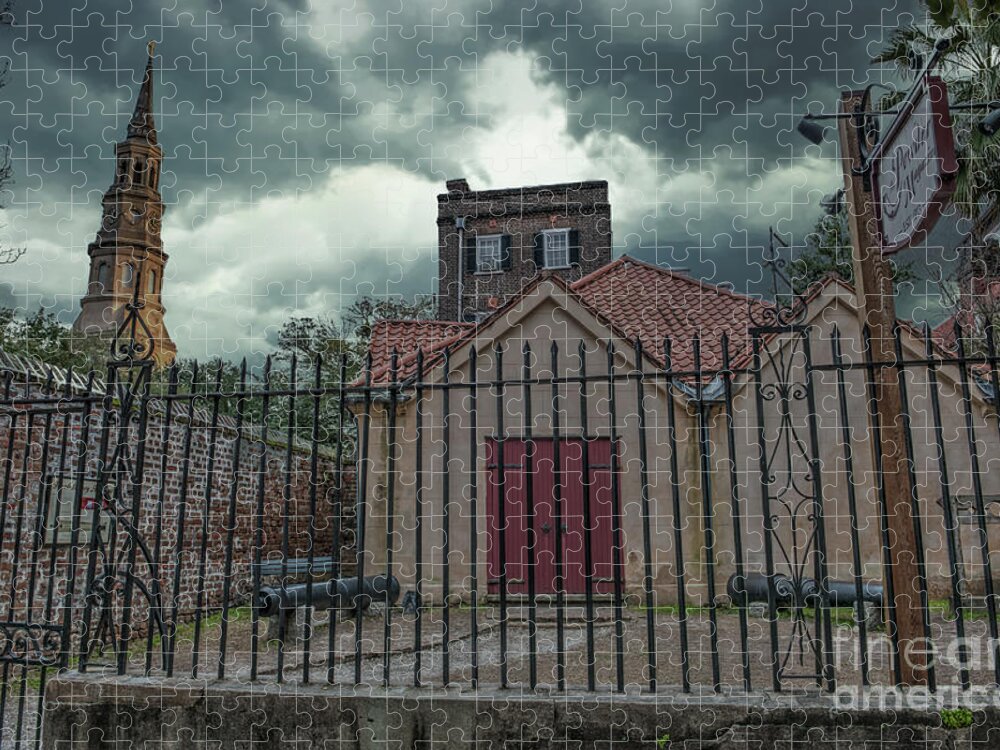 Powder Magazine Jigsaw Puzzle featuring the photograph Powder Magazine in Charleston SC by Dale Powell