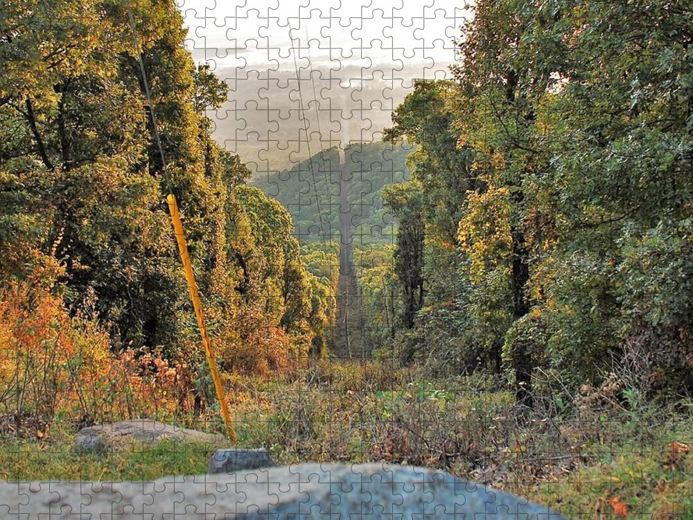 Mount Nebo Jigsaw Puzzle featuring the photograph Powering the Mountain by Jerry Connally