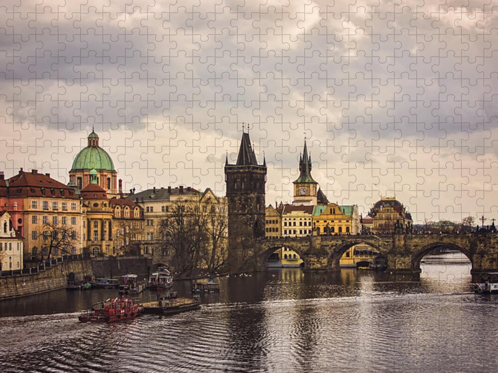 Prague Jigsaw Puzzle featuring the photograph Prague 1 by Heather Applegate