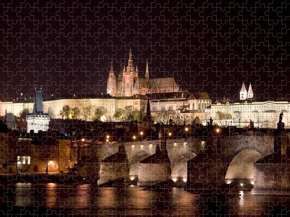 Prague Jigsaw Puzzle featuring the photograph Prague Castle by Shawn Everhart