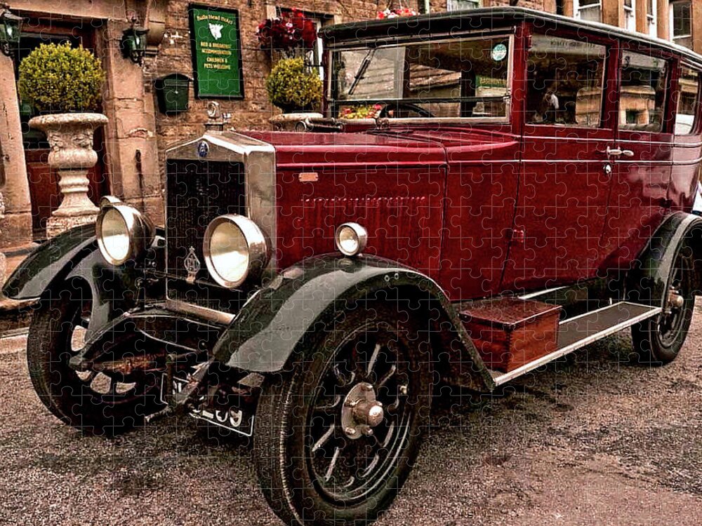Vehicles Jigsaw Puzzle featuring the photograph Pre War Vauxhall by Richard Denyer