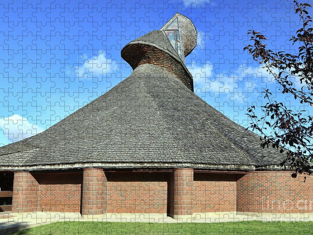 Church Jigsaw Puzzle featuring the photograph Precious Blood Parish by Teresa Zieba