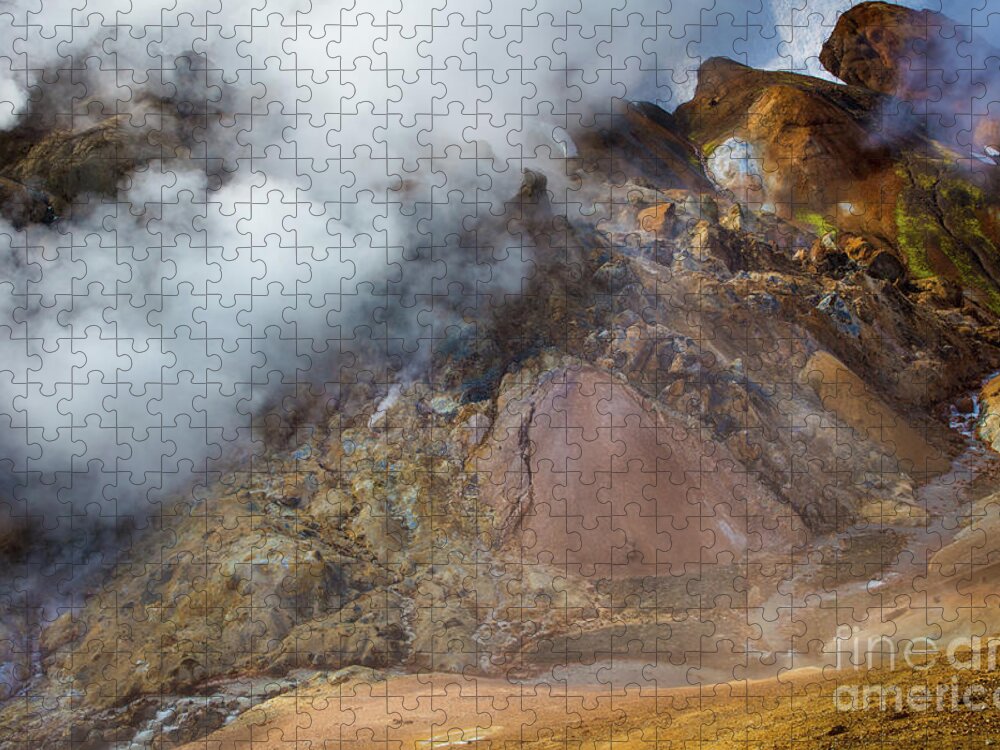 Europe Jigsaw Puzzle featuring the photograph Primordial Kerlingarfjoll by Inge Johnsson