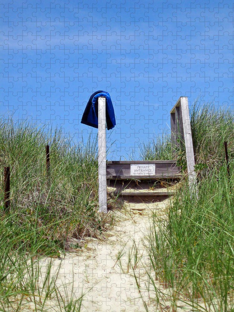 Dune Jigsaw Puzzle featuring the photograph Private Entrance by Keith Armstrong