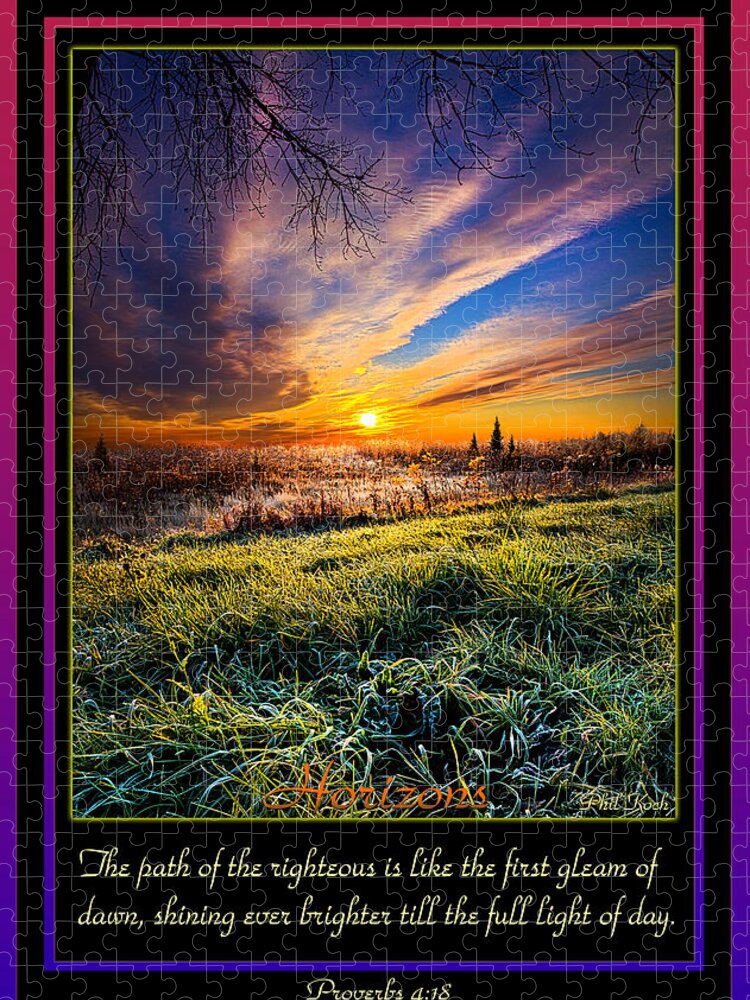 Bible Jigsaw Puzzle featuring the photograph Proverbs by Phil Koch