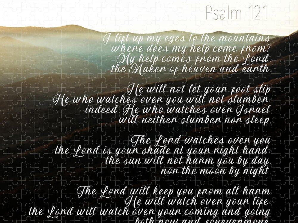 Psalm Jigsaw Puzzle featuring the photograph Psalm 121 by Andrea Anderegg