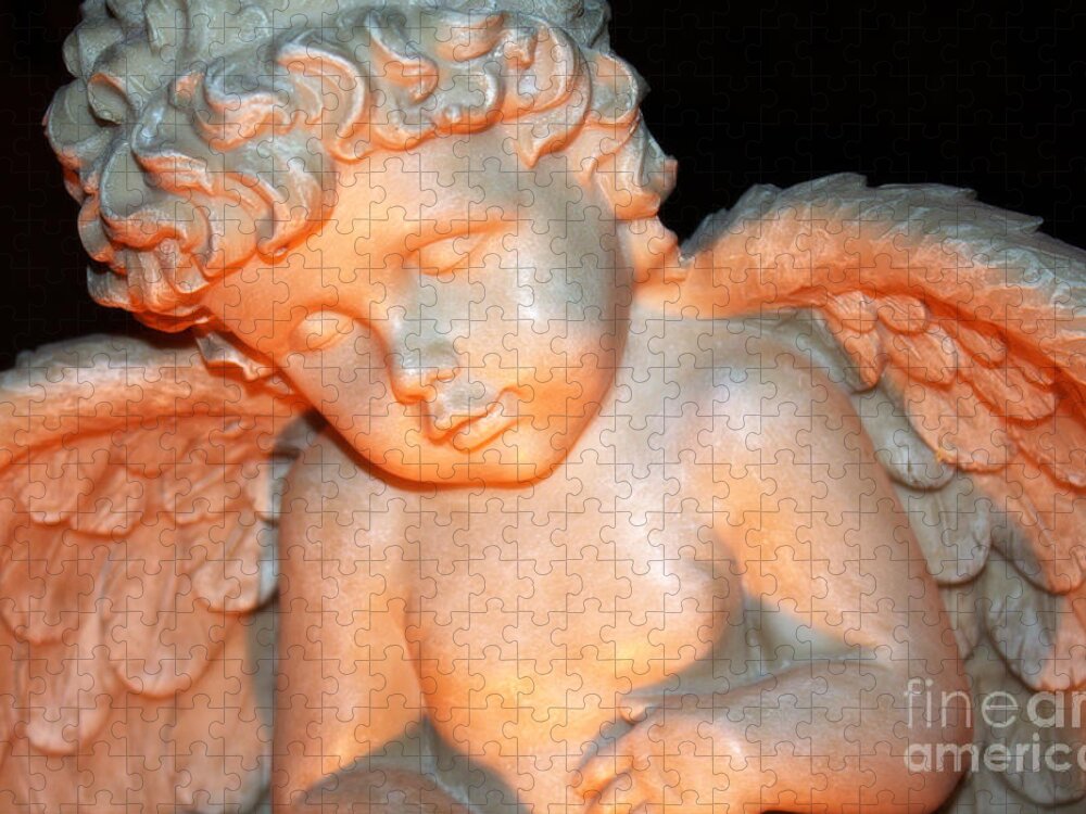 Angel Jigsaw Puzzle featuring the photograph Pure Light by Ella Kaye Dickey