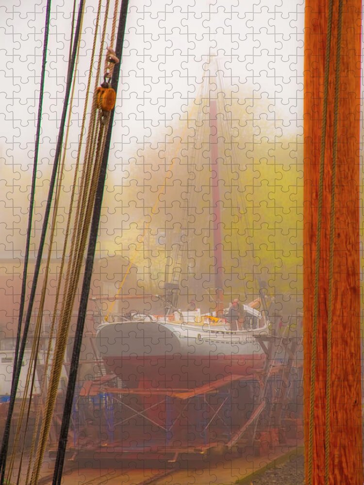 Dry Dock Jigsaw Puzzle featuring the photograph R n R by Jeff Cooper