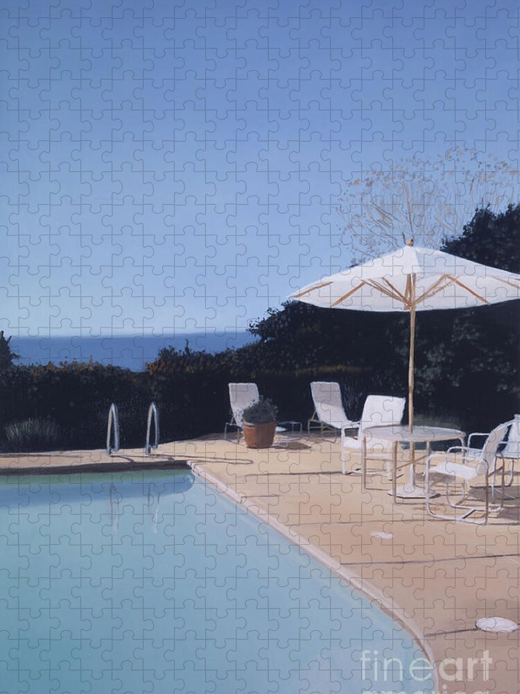 Pool Jigsaw Puzzle featuring the painting Rah 2973686 by Alessandro Raho