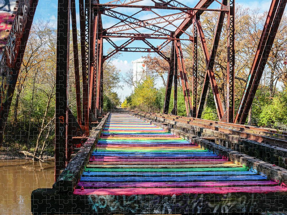 Cook County Forest Preserve Jigsaw Puzzle featuring the photograph Rainbow Bridge by Todd Bannor