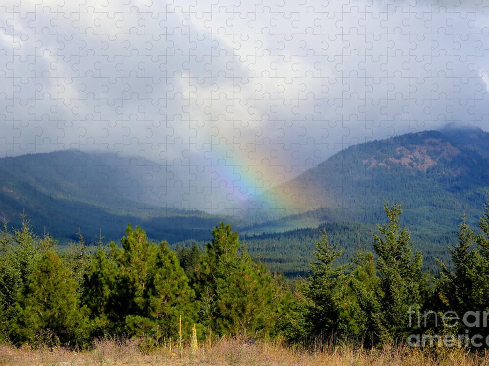 Rainbow Jigsaw Puzzle featuring the photograph Rainbow Valley by Carol Groenen