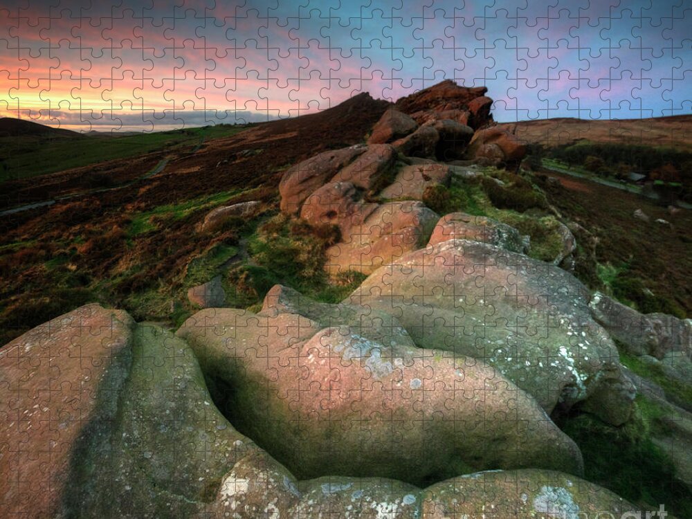 Yhun Suarez Jigsaw Puzzle featuring the photograph Ramshaw Rocks 6.0 by Yhun Suarez