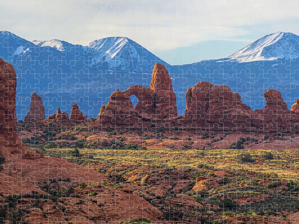 Utah Jigsaw Puzzle featuring the photograph Rear Window by Jim Garrison