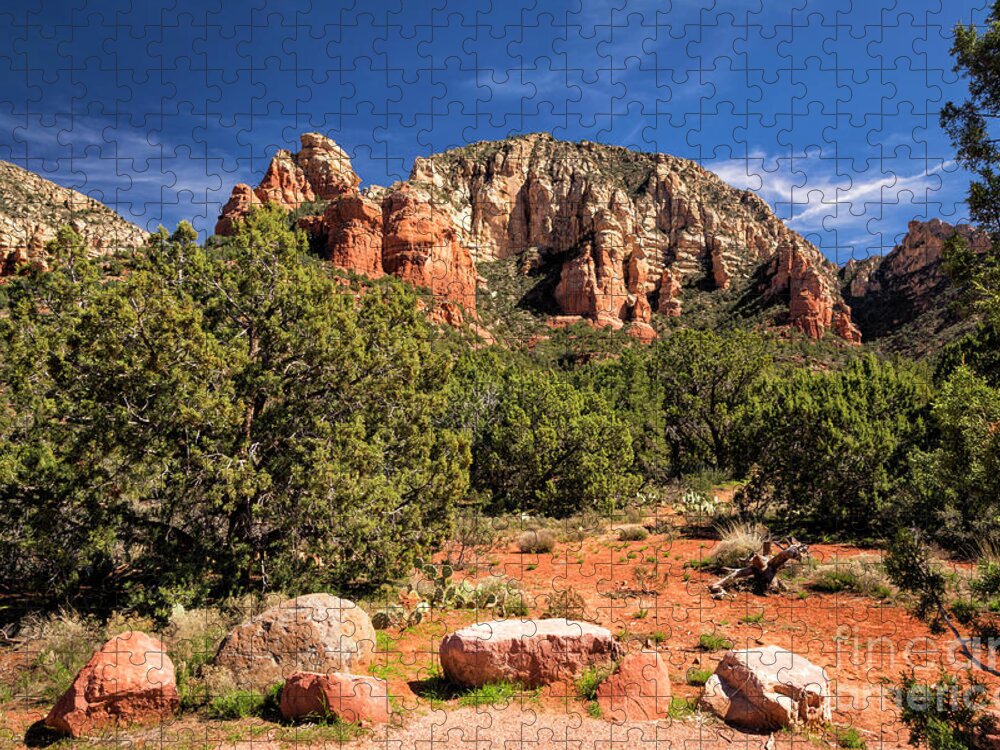 Arizona Jigsaw Puzzle featuring the photograph Red Rocks Of Sedona 7 by Timothy Hacker